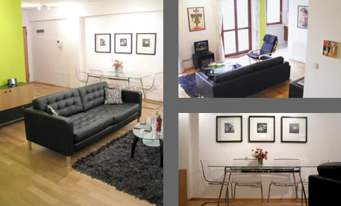Apartment Limona sitting room and dining area